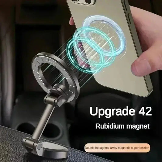 Stick & Fold: Portable Vacuum Magnetic Phone Holder