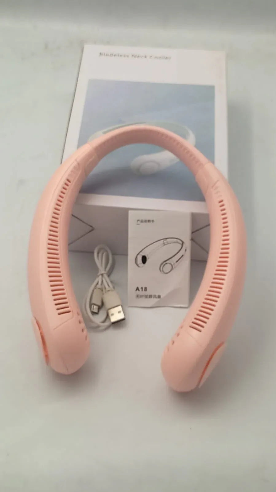 Vaneless Neck Hanging Fan – Portable Hands-Free Personal Air Cooler