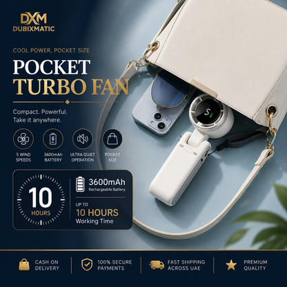Pocket AC Cooling Fan ⭐