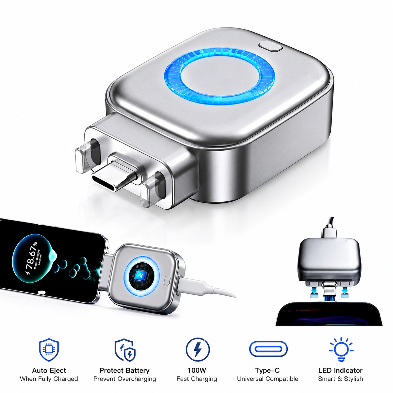 Smart Auto Eject Charger
