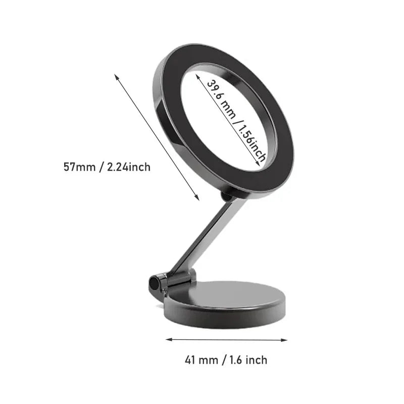 Stick & Fold: Portable Vacuum Magnetic Phone Holder