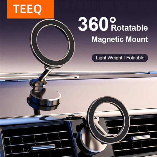 Stick & Fold: Portable Vacuum Magnetic Phone Holder