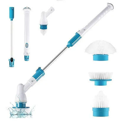 ⚡ Rechargeable 3-in-1 Spin Scrubber – Ultimate Home Cleaning Solution