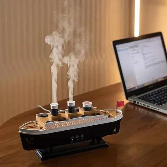 Jellyfish Ship Aroma Diffuser – Ultrasonic Cool Mist Humidifier