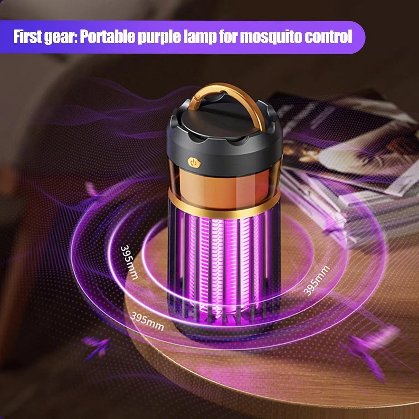 USB Rechargeable Electric Mosquito Killer Lamp | Silent UV Mosquito Trap