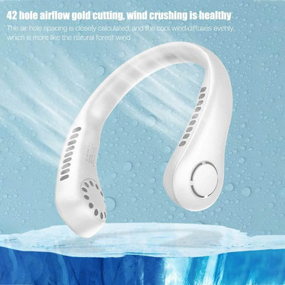 Vaneless Neck Hanging Fan – Portable Hands-Free Personal Air Cooler