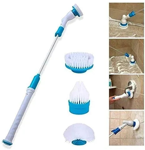 ⚡ Rechargeable 3-in-1 Spin Scrubber – Ultimate Home Cleaning Solution