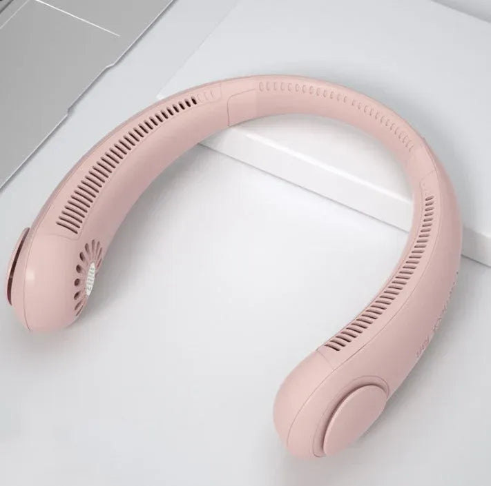 Vaneless Neck Hanging Fan – Portable Hands-Free Personal Air Cooler
